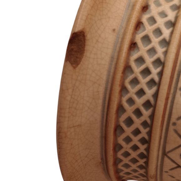 Weller Ethel 10.5" Trumpet Vase W/Cameos Named For Weller's Daughter Ethel - Picture 7 of 11